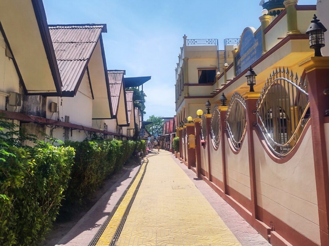 Koh Phi Phi village road near next to the mosque