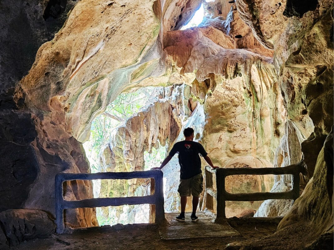 Inside Khao Khanab Nam Cave, Krabi Thailand