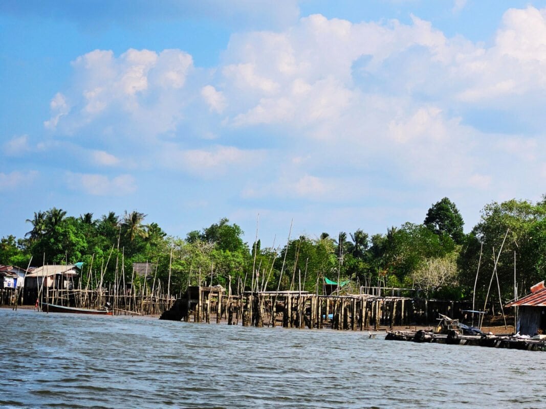 Pak Nam fisherman village in Krabi Town