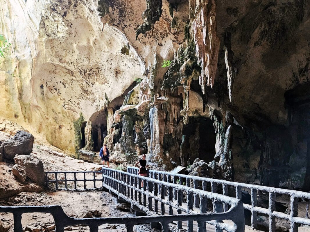 Rock formations in Khao Khanab Nam Cave