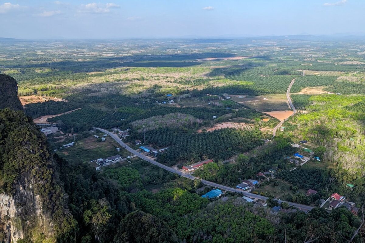 Krabi Countryside View from Tiger Cave Temple