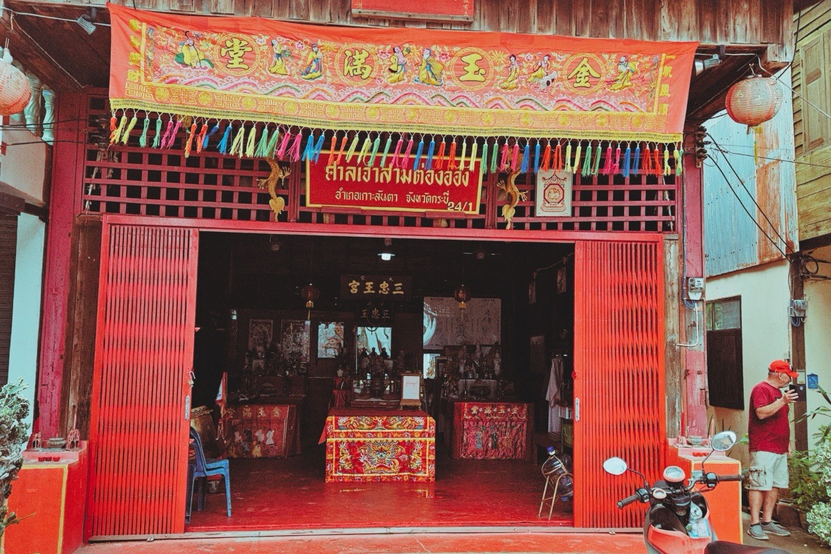 Traditional Chinese shrine in Koh Lanta Old Town