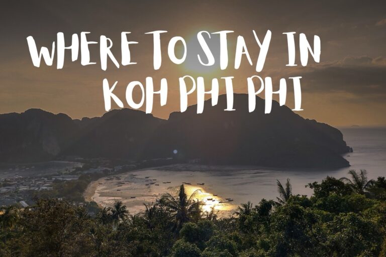 View point and letters where to stay in koh phi phi