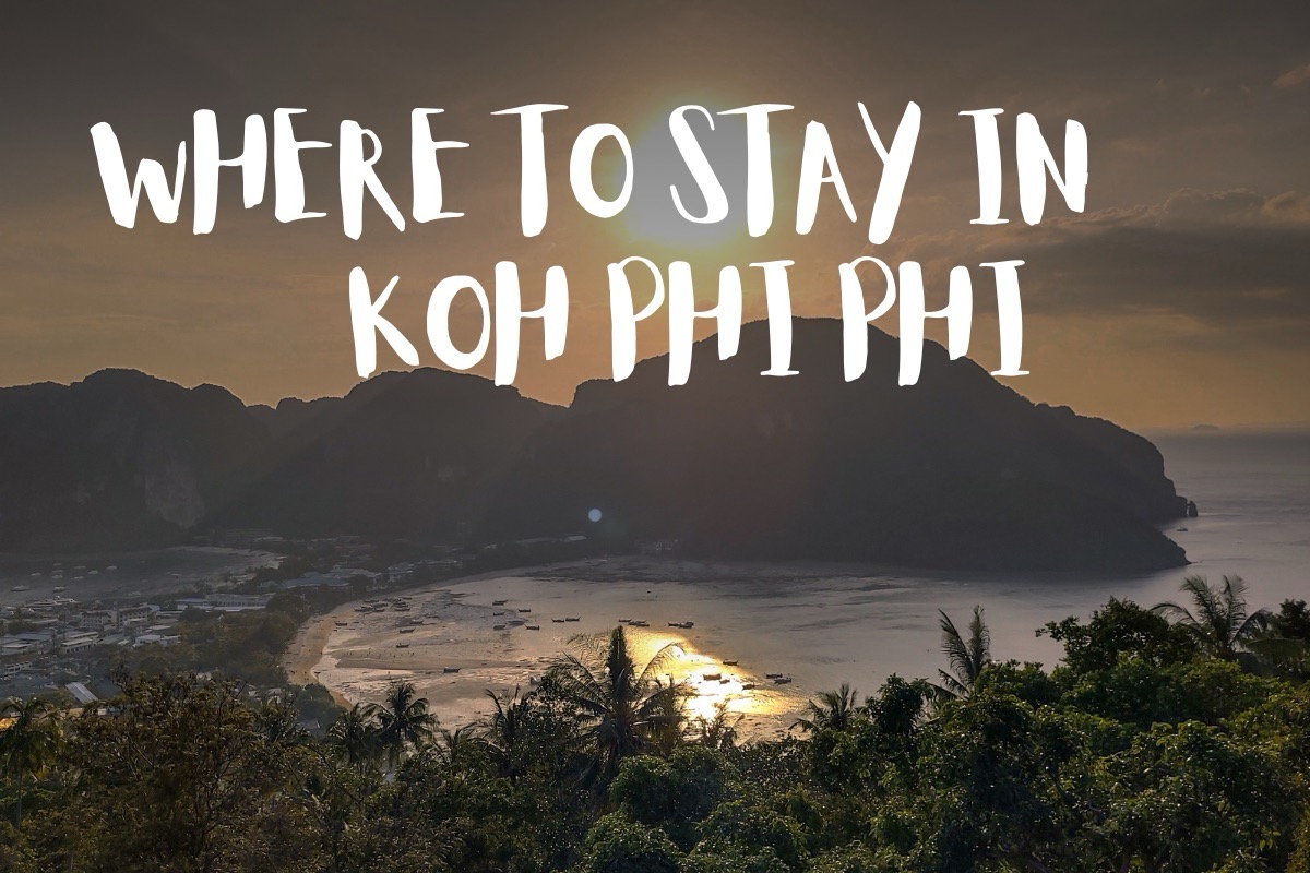 View point and letters where to stay in koh phi phi