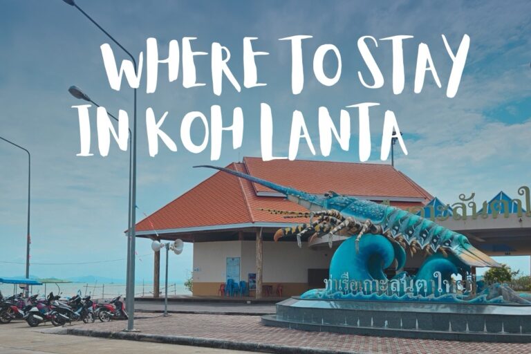 Where to stay in koh lanta, sculpture at the pier