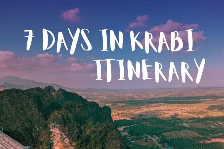 7 days krabi itinerary